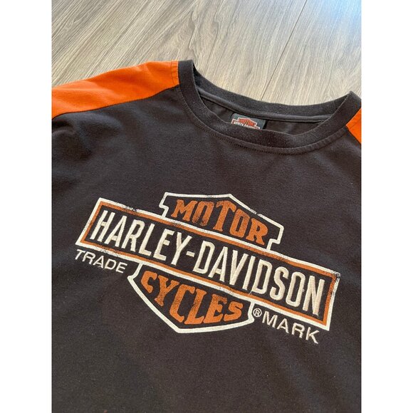 Harley Davidson Big Logo New York City Longsleeve Shirt XL - Picture 3 of 7